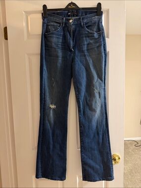 3x1 Bootcut Jeans in Dark Blue Denim